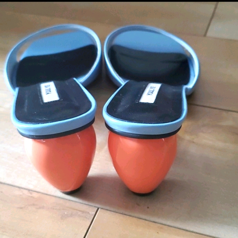 Light Blue Mules by Yuul Yie, Brand New